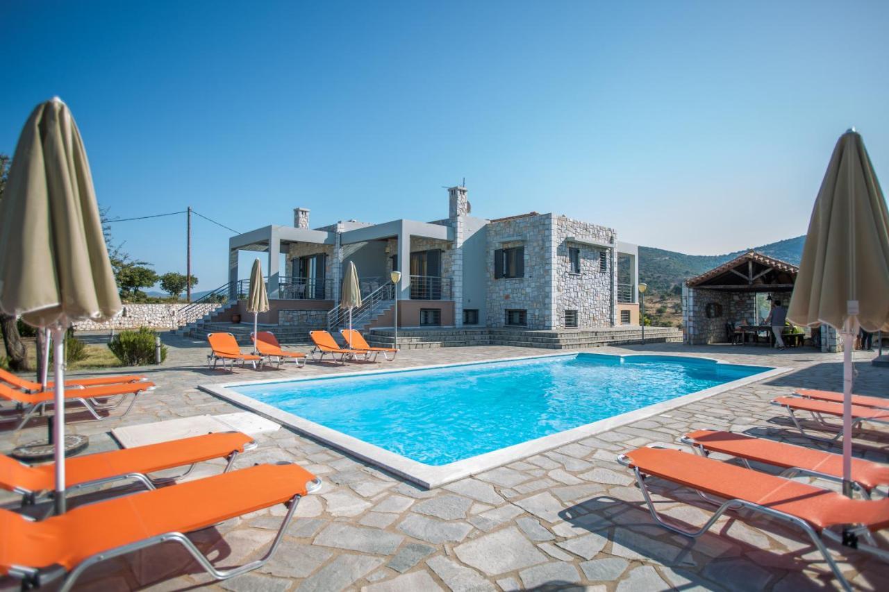 Raise Luxury Villas With A Great Sea View Of Astros Oriní Meligoú Exterior foto